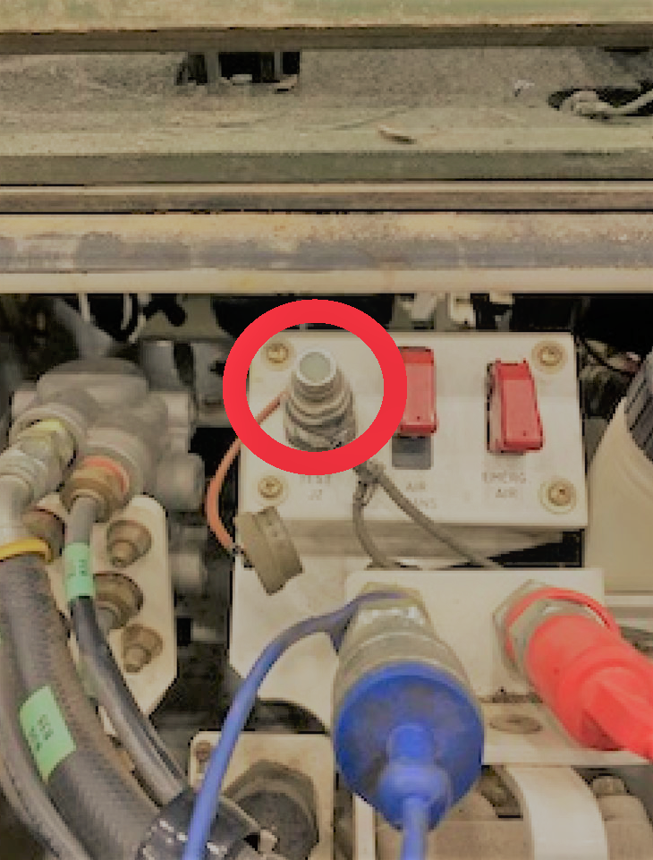 Install calibration tool on J2 port
